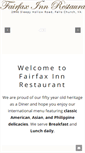 Mobile Screenshot of fairfaxinnrestaurant.com